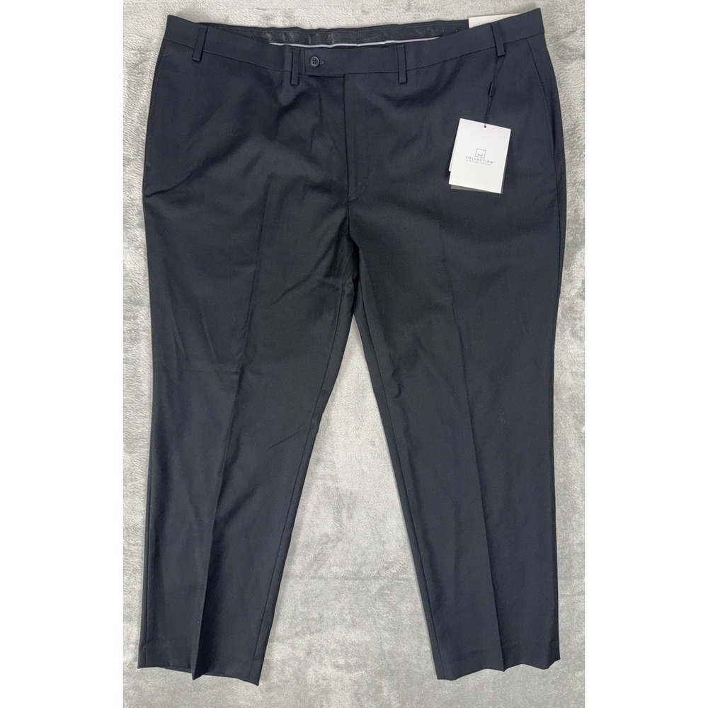 Collection by Michael Strahan Tech Wool Classic Stretch Suit Pants Black 46x30